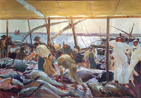 Joaquin Sorolla Ayamonte Norge oil painting art